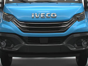 Iveco Daily Single Cab HQ Interior L7 Chassis 2023 3D Model