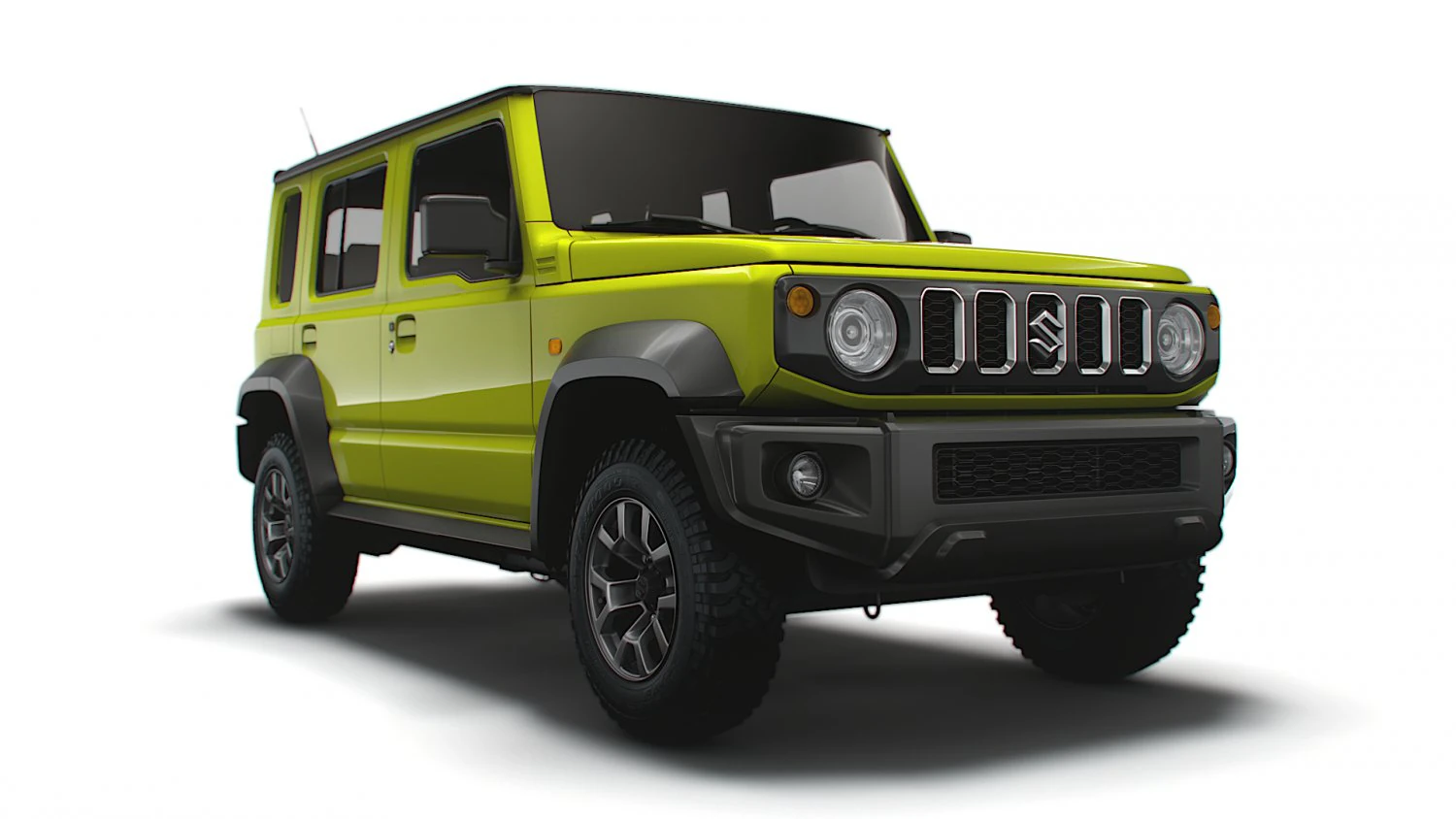 Maruti Suzuki Jimny AllGrip 5Door 2023 3D Model .c4d .max .obj .3ds .fbx .stl .blend 
