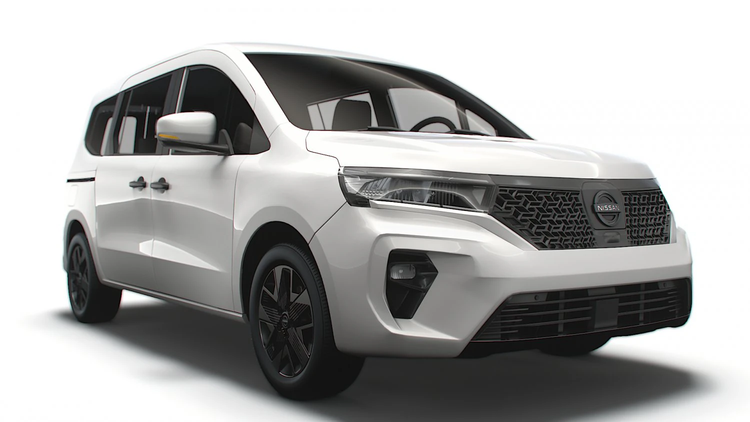 Nissan Townstar EV LWB Tourer 2023 3D Model .c4d .max .obj .3ds .fbx .stl .blend