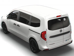 Nissan Townstar EV LWB Tourer 2023 3D Model