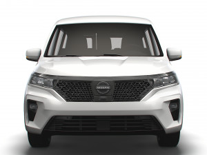 Nissan Townstar EV LWB Tourer 2023 3D Model
