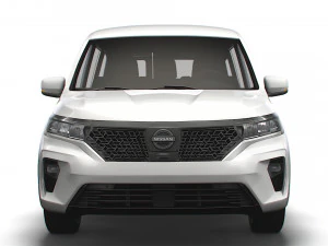 Nissan Townstar EV LWB Tourer 2023 3D Model