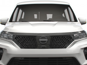Nissan Townstar EV LWB Tourer 2023 3D Model