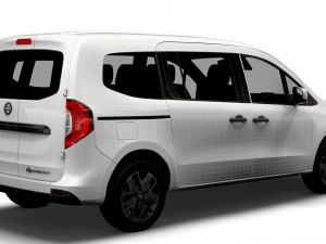 Nissan Townstar EV LWB Tourer 2023 3D Model