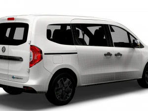 Nissan Townstar EV LWB Tourer 2023 3D Model