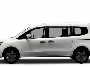 Nissan Townstar EV LWB Tourer 2023 3D Model