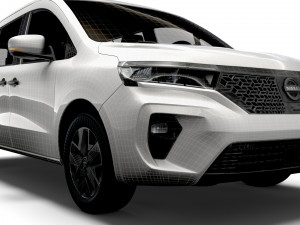 Nissan Townstar EV LWB Tourer 2023 3D Model