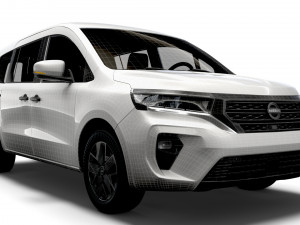 Nissan Townstar Tourer LWB 2023 3D 모델