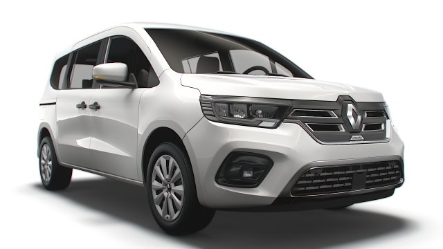 Renault Kangoo E Tech Tourneo LWB 2023 3D Model .c4d .max .obj .3ds .fbx .stl .blend 