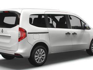 Renault Kangoo E Tech Tourneo LWB 2023 3D Model