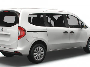 Renault Kangoo E Tech Tourneo LWB 2023 3D Model