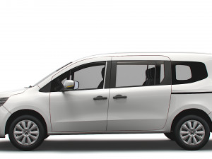 Renault Kangoo E Tech Tourneo LWB 2023 3D Model