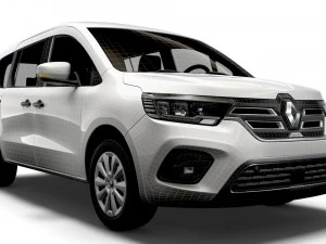 Renault Kangoo E Tech Tourneo LWB 2023 3D Model