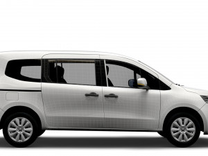 Renault Kangoo E Tech Tourneo LWB 2023 3D Model