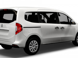 Renault Kangoo E Tech Tourneo LWB 2023 3D Model