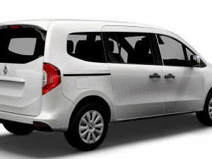Renault Kangoo E Tech Tourneo LWB 2023 3D Model