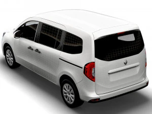 Renault Kangoo E Tech Tourneo LWB 2023 3D Model