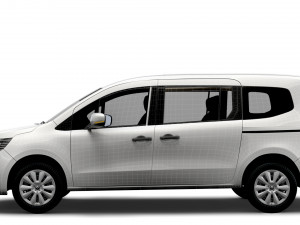 Renault Kangoo E Tech Tourneo LWB 2023 3D Model