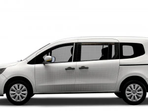 Renault Kangoo E Tech Tourneo LWB 2023 3D Model