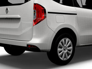 Renault Kangoo E Tech Tourneo LWB 2023 3D Model