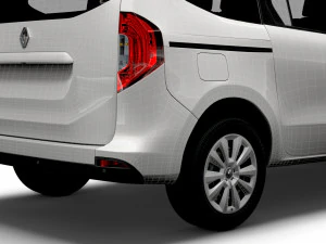 Renault Kangoo E Tech Tourneo LWB 2023 3D Model