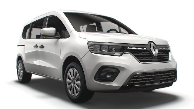 Renault Kangoo Tourneo LWB 2023 3D 모델 .c4d .max .obj .3ds .fbx .stl .blend 