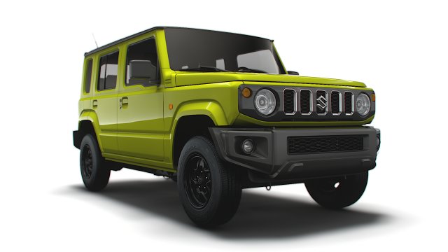 Maruti Suzuki Jimny 5doors 2023 3D 模型 .c4d .max .obj .3ds .fbx .stl .blend 