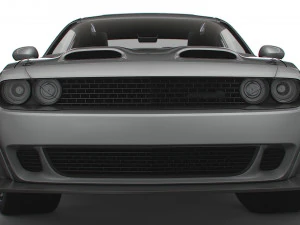Dodge Challenger SRT Super Stock Black Package 2023 3D Model