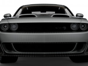 Dodge Challenger SRT Super Stock Black Package 2023 3D मॉडल