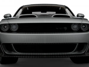 Dodge Challenger SRT Super Stock Black Package 2023 3D Model