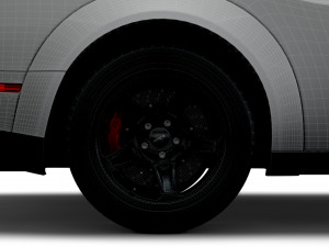 Dodge Challenger SRT Super Stock Black Package 2023 3D मॉडल