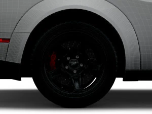 Dodge Challenger SRT Super Stock Black Package 2023 3D Model