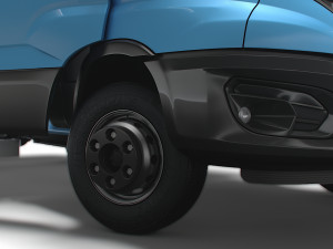 Iveco Dayli Refrigerated HQ Interior 2021 Model 3D