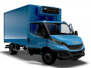 इवेको डेली रेफ्रिजेरेटेड मुख्यालय इंटीरियर 2021 3D मॉडल