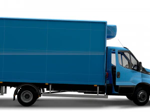 इवेको डेली रेफ्रिजेरेटेड मुख्यालय इंटीरियर 2021 3D मॉडल