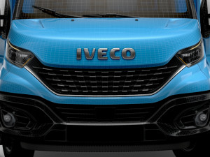 Iveco Dayli Refrigerated HQ Interior 2021 Model 3D