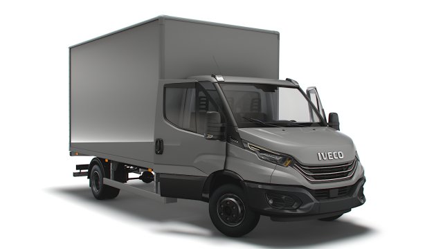 Iveco Dayli Box HQ interior 2023 3D Model .c4d .max .obj .3ds .fbx .stl .blend 