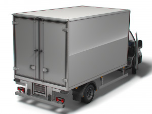 Iveco Dayli Box HQ interior 2023 3D Model