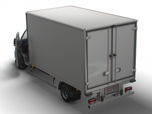 Iveco Dayli Box HQ interior 2023 3D Model