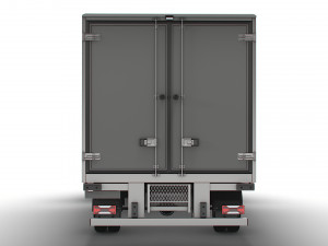 Iveco Dayli Box HQ interior 2023 3D Model