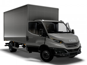 Iveco Dayli Box HQ interior 2023 3D Model