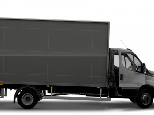 Iveco Dayli Box HQ interior 2023 3D Model