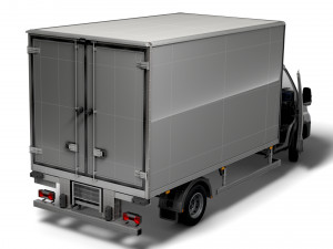 Iveco Dayli Box HQ interior 2023 3D Model