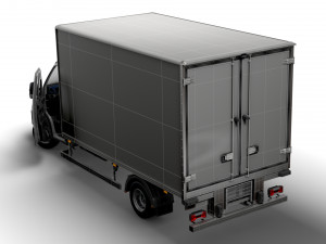 Iveco Dayli Box HQ interior 2023 3D Model