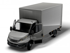 Iveco Dayli Box HQ interior 2023 3D Model