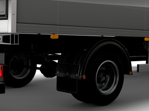 Iveco Dayli Box HQ interior 2023 3D Model
