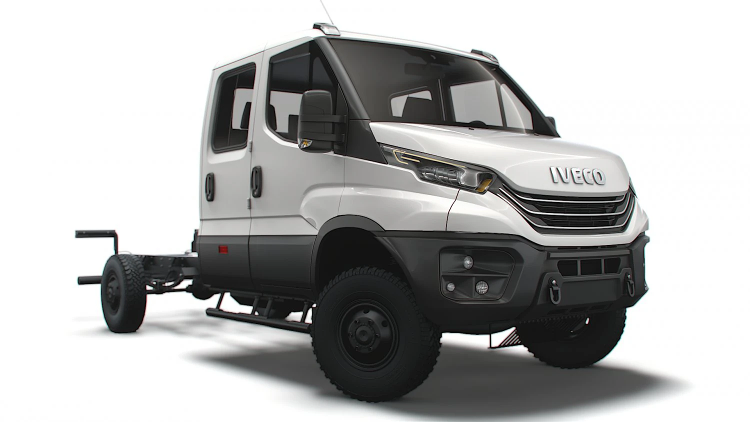 Iveco Daily Doka 4x4 2023 3D Model .c4d .max .obj .3ds .fbx .stl .blend 
