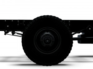 Iveco Daily Doka 4x4 HQ Interior 2023 3D-Modell