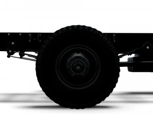 Iveco Daily Doka 4x4 HQ Interior 2023 3D Model