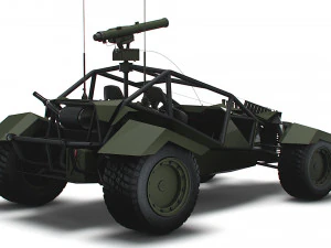 Generic Military Buggy ATGM 2023 3D Model